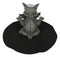 Zen Whimsical Garden Dragon Yoga Sitting In Meditation Backflow Incense Burner