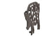 Ebros Gift 10" Long Rustic Swine Pig Babe Cast Iron Metal Trivet with Lace Scroll Art Design Western Country Farm Ranch Vintage Decorative Accent for Wall Or Table Furniture