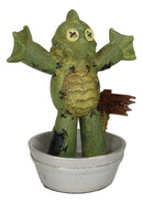 Ebros Pinheadz Monster with Voodoo Stitches Figurine 4.25"H (Gill Man Creature)