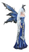 Amy Brown Large Winter Frost Fairy Queen with Crown of Branches Statue Collector