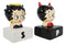 Angel Or Devil Betty Boop With Halo And Horns Ceramic Salt And Pepper Shakers