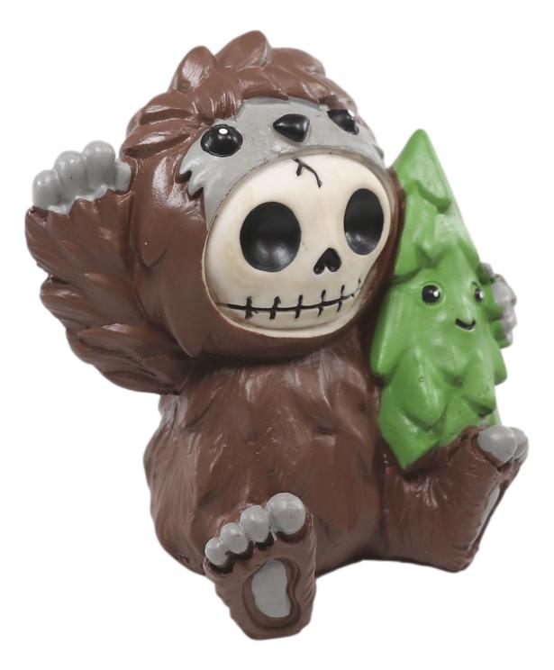 Ebros Furry Bones Bigfoot Sasquatch Skeleton Figurine Forest Creature Furrybones