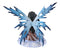 Ebros Winter Frozen Tribal Eskimo Fairy With Snow Wolf Cub Pup Pet Fantasy Figurine