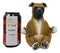 Ebros Fawn Boxer Puppy Dog Hugging Glass Salt Pepper Shakers Holder 6.25"High