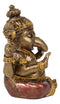 Ebros Sitting Ganapati Lord Ganesha With 4 Hands Miniature Figurine God Of Success