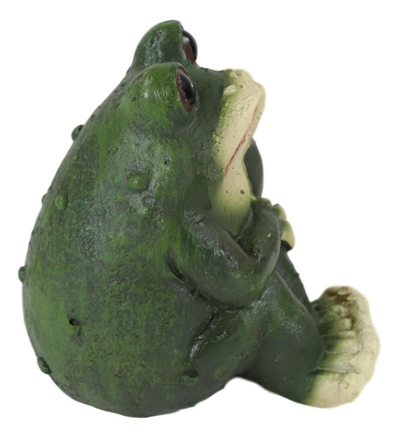 Ebros Set of 3 Whimsical Green Baby Frogs In Resting Poses Decorative –  Ebros Gift