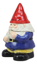 Ebros Whimsical Sweet Tooth Gnome Ceramic Cookie Jar With Air Tight Lid 9.75"Tall Decorative Kitchen As Decor Storage For Dry Baking Ingredients Goods Knick Knacks - Ebros Gift