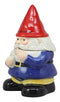 Ebros Whimsical Sweet Tooth Gnome Ceramic Cookie Jar With Air Tight Lid 9.75"Tall Decorative Kitchen As Decor Storage For Dry Baking Ingredients Goods Knick Knacks - Ebros Gift