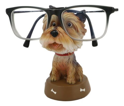 Yorkie Yorkshire Terrier Dog Novelty Whimsical Eyeglass Spectacle Holder Statue