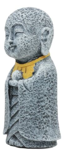 Ojizo Sama Jizo With Yellow Bib Statue Wellness And Healing Ksitigarbha Figurine