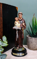 Ebros Gift Saint Anthony Carrying Baby Jesus Decorative Figurine 5.5" Tall
