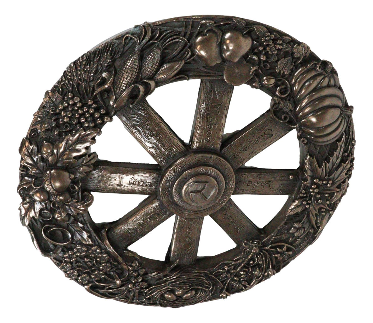 Wheel of The Year Wall Plaque Eight Pagan Festivals Sabbats By Maxine Miller
