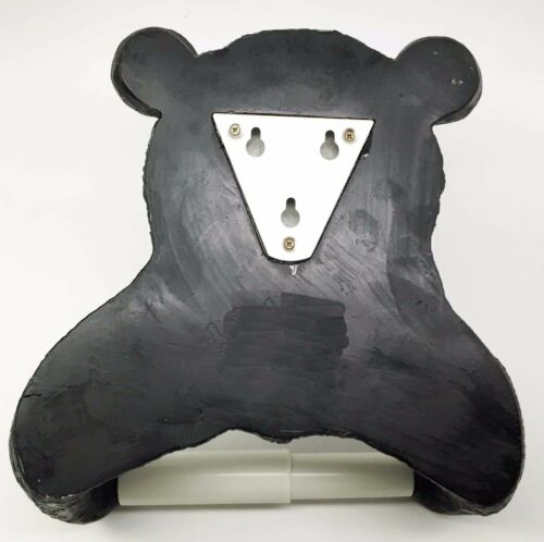 Black Bear Toilet Paper and Hand Towel Holder Set Whimsical Bear Bathroom Decors