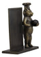 Ebros Aluminum Whimsical Black Bear with Chef Hat Standing by A Menu Board Statue 12.5" Tall Rustic Western Cottage Cabin Lodge Bears Home Kitchen and Dining Countertop Table Decor Sculpture
