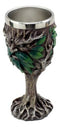 Ebros Myths & Legends Mysterious Forest Spirit Greenman Deity Wine Goblet Chalice Cup