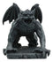 Ebros Winged Demonic Bull Gargoyle Statue Gothic Night Crawler Sentry Stone Devil
