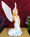 Ebros Inspirational Praying Angel of Hope On Heavenly Clouds Figurine Prayer