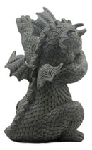 Ebros Whimsical Hip Hop Dabbing Garden Dragon Statue 9.25" Tall Look at My Dab