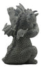 Ebros Whimsical Hip Hop Dabbing Garden Dragon Statue 9.25" Tall Look at My Dab