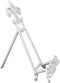Ebros Cast Iron Rustic White Fleur De Lis Crown Scroll Art Base Easel Photo Book Stand