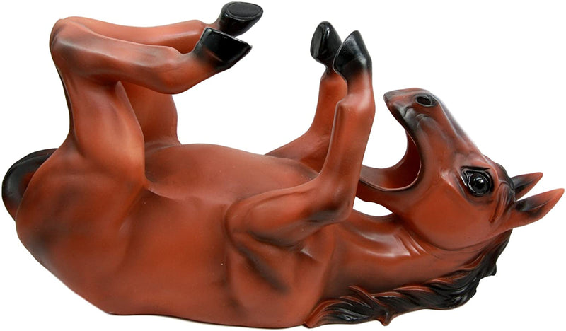 Ebros Chestnut Equestrian Stallion Horse Drinking Wine Bottle Holder Decor