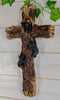 Ebros Rustic Western 3 Playful Climbing Black Bears Wall Cross Decor 14.25" H - Ebros Gift