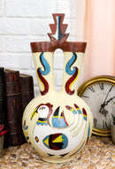 Southwestern Tribal Aztec Mayan Turkey Bird Floral Wedding Double Vase Accent