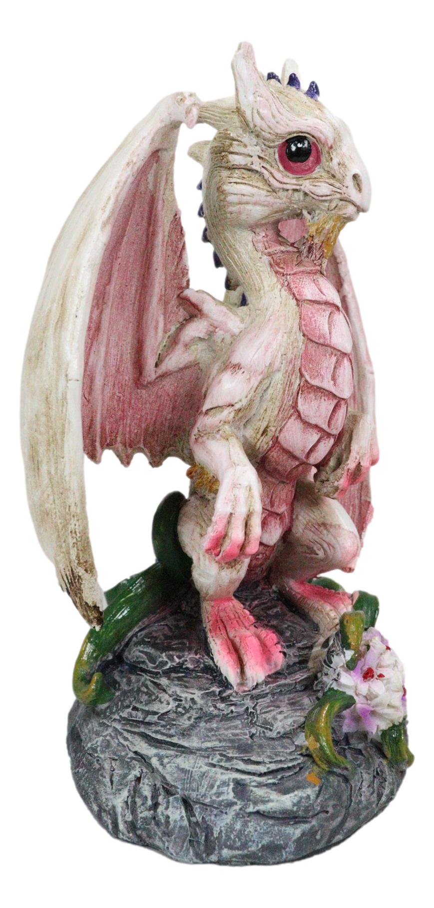 Colorful Fruits Vegetables Pale White Garlic Dragon Figurine Fairy Garden Decor