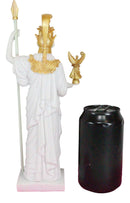 Virgin Patroness of Athens Athena Greek Goddess Figurine Wisdom War Strategy