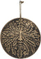 Ebros Nature Spirit God Celtic Greenman Terracotta Round Medal Wall Decor Plaque