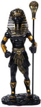 Ancient Egyptian Collectible King Tut With the King Cobra Sceptre Figurine 12"H