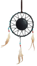 Ebros Native American Blue Sky Stone Turquoise Dreamcatcher Wall Decor 6.5" Dia