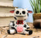 Furry Bones Moo Moo Bovine Cow Skeleton With Milk Jug Statue 2.25"H Furrybones