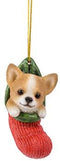 Chihuahua Puppy Decorative Holiday Festive Christmas Hanging Ornament