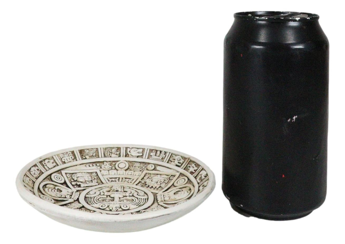 Mexica Aztec Maya Solar Xiuhpohualli And Tonalpohualli Calendar Incense Burner