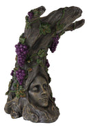 Celtic Forest Tree Ent Greenwoman Bacchus Wine Glasses and Bottle Holder Valet