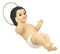 Catholic Christian Nativity Infant Baby Jesus With Golden Halo Large 18"L Statue