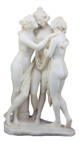 Hermitage Museum Replica Antonio Canova Three Graces Figurine Charites of Zeus
