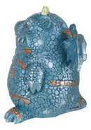 Proggle The Fat Little Blue Dragon With Tiny Wings Comical Chibi Small Figurine