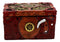 Ebros Steampunk Mechanical Gears Clockwork Jewelry Box Figurine 5"L Science Fiction