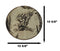 Pack Of 2 Rustic Western Patriotic Swooping Bald Eagle Round Dinner Plates 10"D