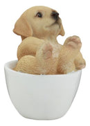 Ebros Realistic Mini Golden Retriever Dog Teacup Statue 2.75" Tall Pet Pal Dog
