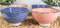 Japanese Lucky Cat Maneki Neko 4.5"D 11oz Colorful Porcelain Rice Bowls Set of 4