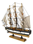 12"H Handicraft Wood Old Ironsides USS Constitution Frigate Ship Model Display