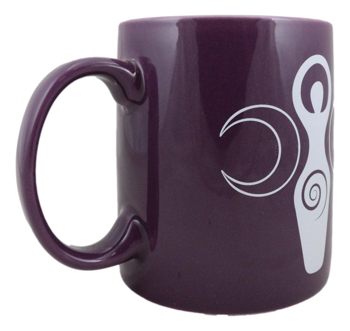 Pack Of 2 Wicca Triple Moons Spiral Goddess Bone China Coffee Mug Cups 12oz