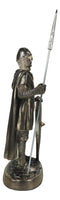 Ebros Medieval Warrior Guard Sentry Pikeman Decorative Figurine 7.5"H