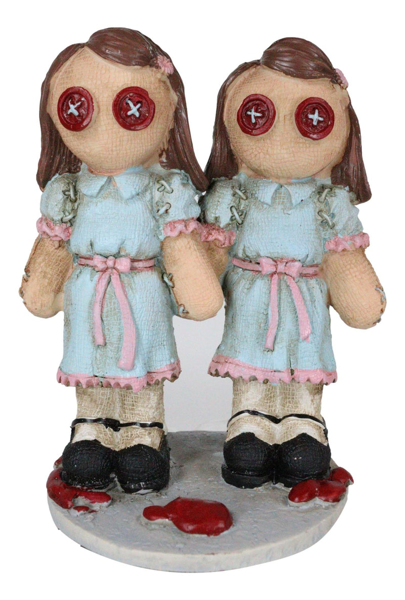 Halloween Pinheadz The Shining Grady Twins Monster With Voodoo Stitches Figurine