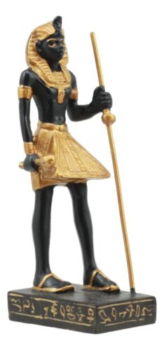 Egyptian God Pharaoh Amun The Guardian Miniature Figurine 3.25"H