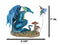 Amy Brown Strange Encounter Blue Dragon With Toadstool Pixie Fairy Figurine