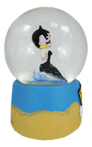 Siren Mermaid With Conch Betty Boop Whimsical Comical Glitter Water Globe 100mm